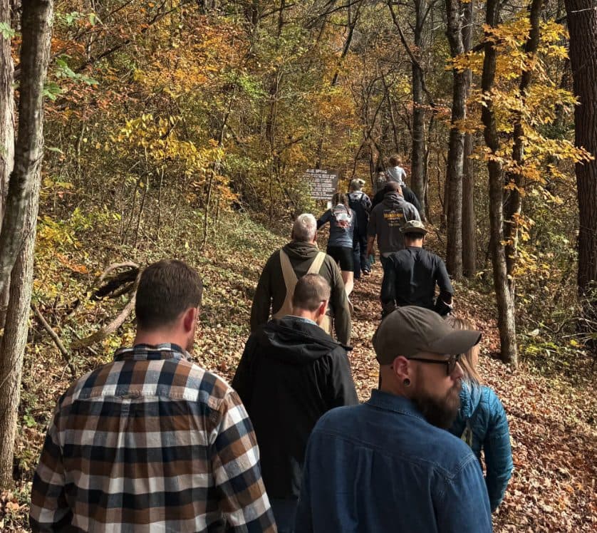 Walking the trail