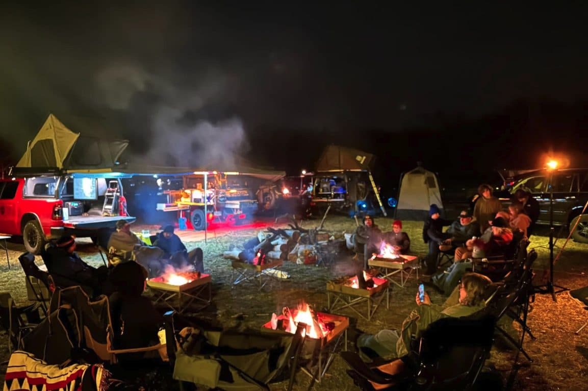 Night camp, full circle